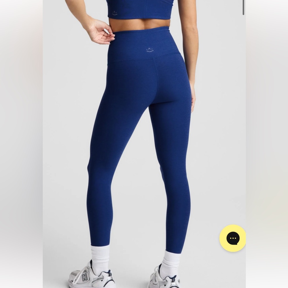 Beyond Yoga Spacedye Caught In The Midi High Waisted Legging - Marine Blue HeThe - Picture 2 of 6